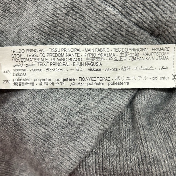 ZARA Grey Cropped Cardigan with buttons in Women's Size Small - Picture 6 of 7